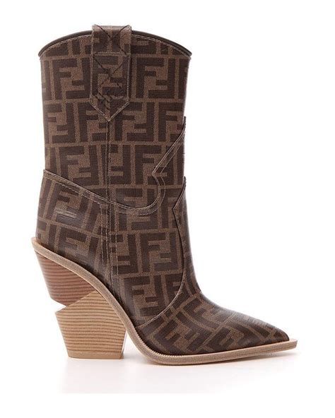 fendi buckle boots|fendi cowboy boots for women.